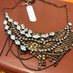(NWT) Sorrelli Mesh Bib Necklace